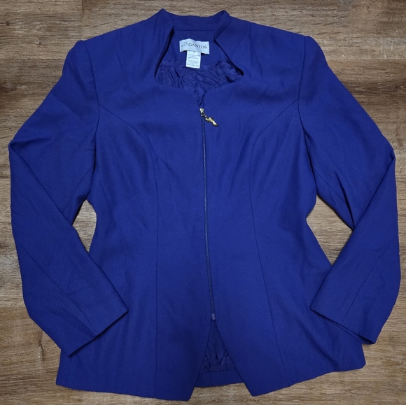 🇺🇸Vintage Gantos Purple Blazer Size 6 - Picture 2 of 6